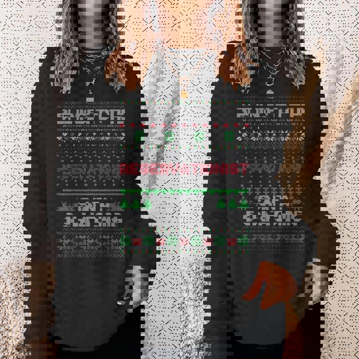 Xmas For Reservationist Reservationist Ugly Sweater Sweatshirt Gifts for Her