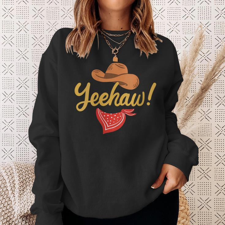Yeehaw Cowboy Cowgirl Western Country Rodeo Gift For Womens Sweatshirt Gifts for Her
