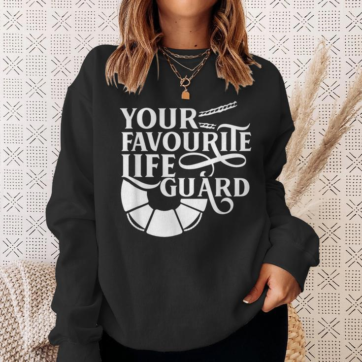 Your Favourite Lifeguard Job Life Guard Sayings Sweatshirt Gifts for Her