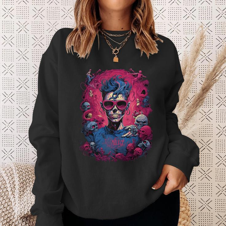 Zombie Occult Gothic Sweatshirt Gifts for Her