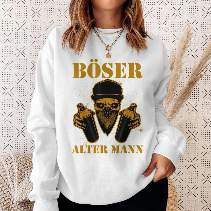Bad Old Man Gangster Spray Cans Sweatshirt Gifts for Her