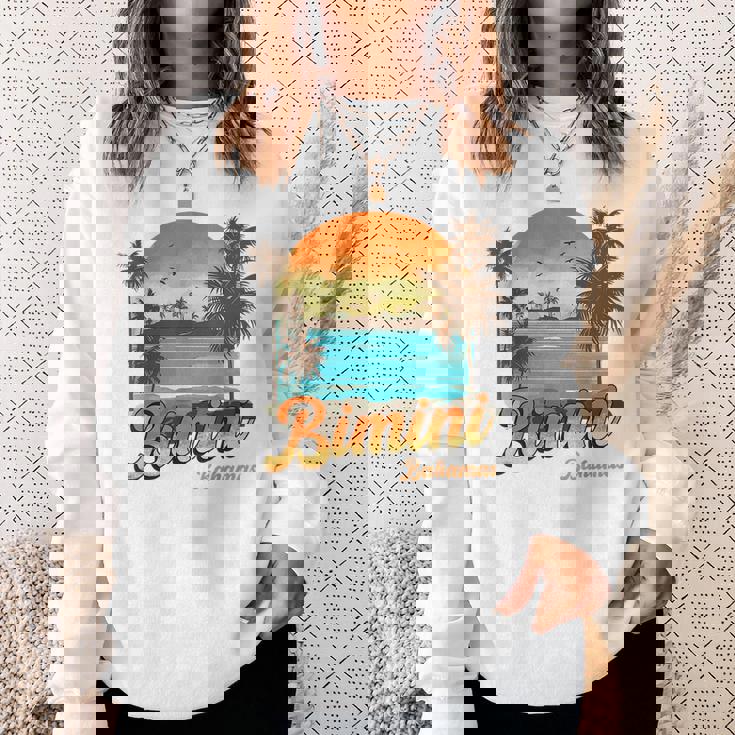 Bimini Bahamas Beach Summer Vacation Palm Sunset Bahamas Funny Gifts Sweatshirt Gifts for Her