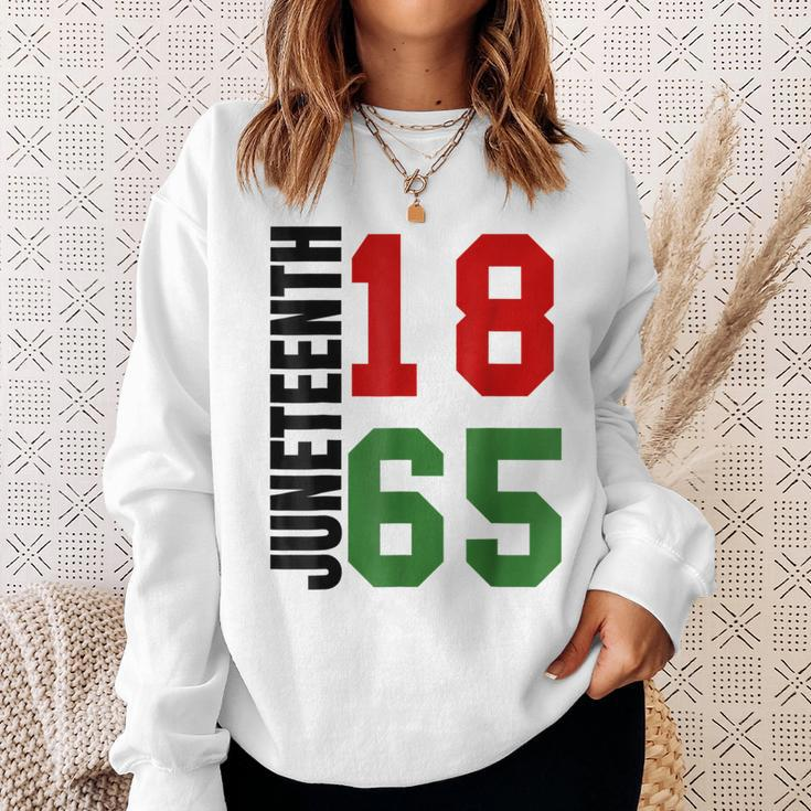 Black Proud African American For Junenth Sweatshirt Gifts for Her