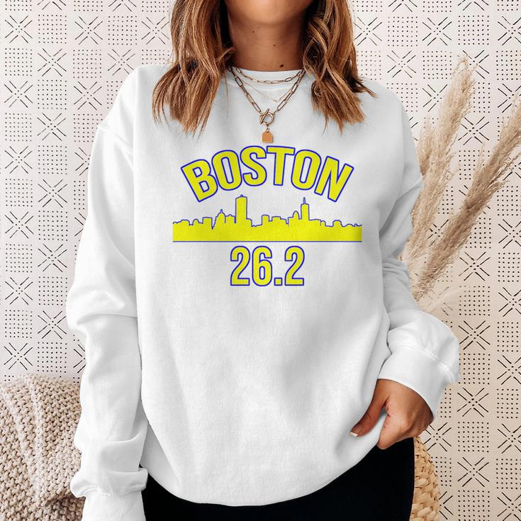 Boston 262 Miles 2019 Marathon Running Runner Gift Sweatshirt Gifts for Her