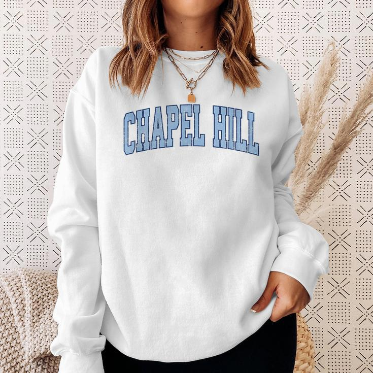 Chapel Hill North Carolina Nc Vintage Athletic Sports Sweatshirt Gifts for Her