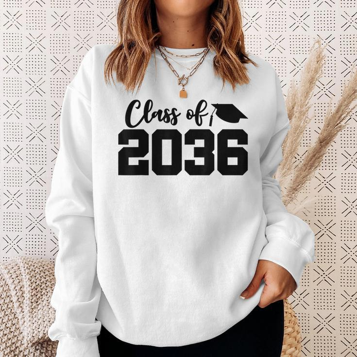Class Of 2036 First Day Of School Grow With Me Graduation Sweatshirt Gifts for Her