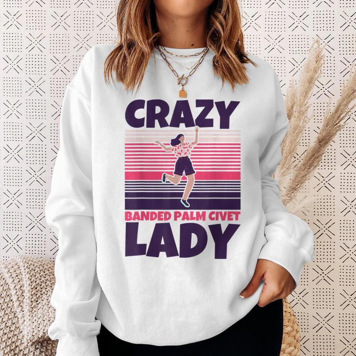 Crazy Banded Palm Civet Lady Sweatshirt Gifts for Her