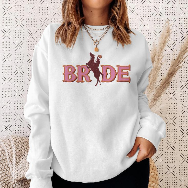 Cute Bridesmaid Bachelorette Party Bride Cowgirl Sweatshirt Gifts for Her