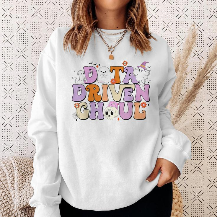 Cute Ghosts Halloween Aba Behavior Therapy Data Driven Ghoul Sweatshirt Gifts for Her