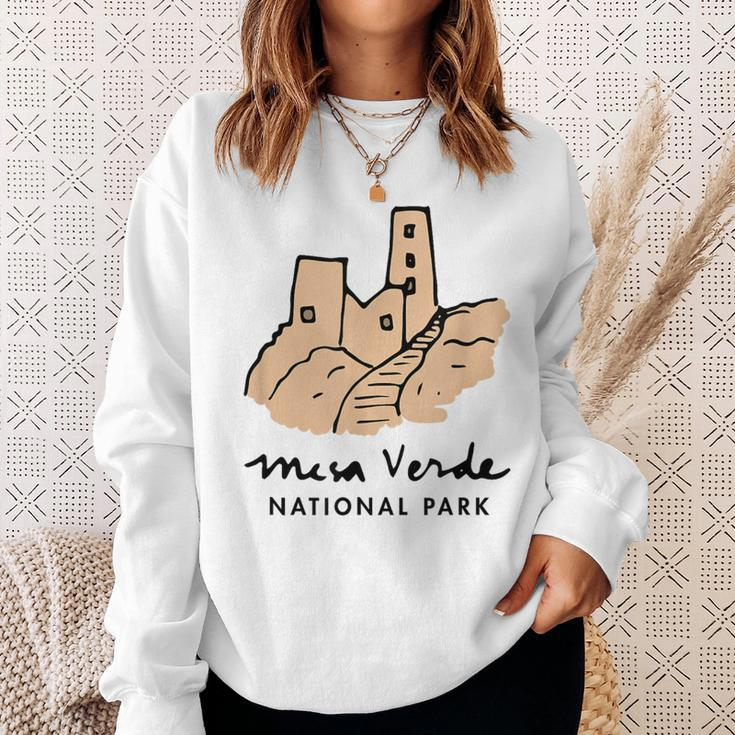 Family Vacation Retro Mesa Verde National Park Sweatshirt Gifts for Her