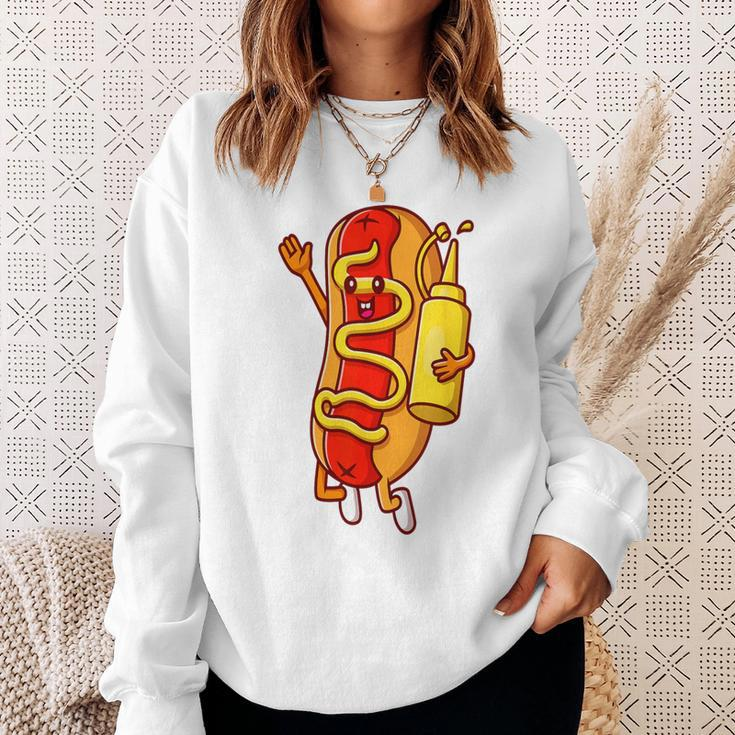 Hot Dog Sausage Bbq Food Lover Hotdog Lover Sweatshirt Gifts for Her