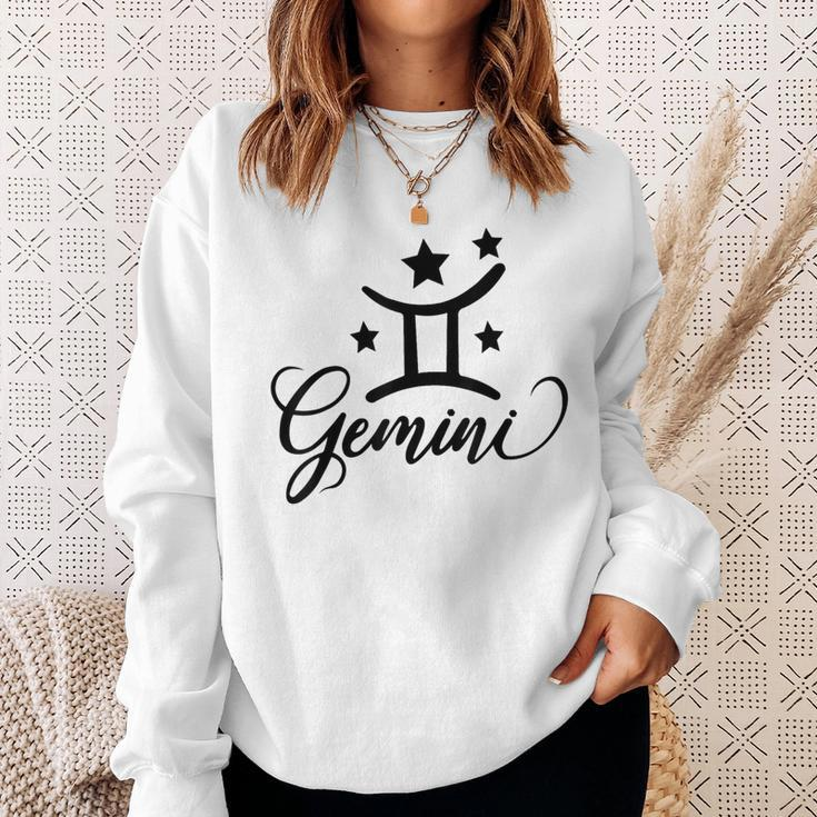 Gemini Born In May June Birthday Funny Gift Gemini Zodiac Sweatshirt Gifts for Her
