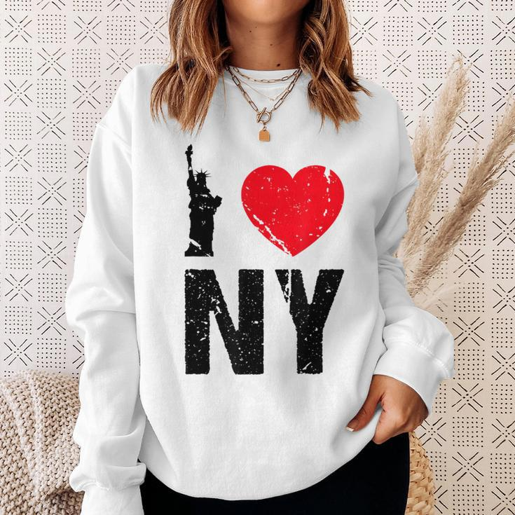 I Heart Love Ny New York City Nyc Sweatshirt Gifts for Her