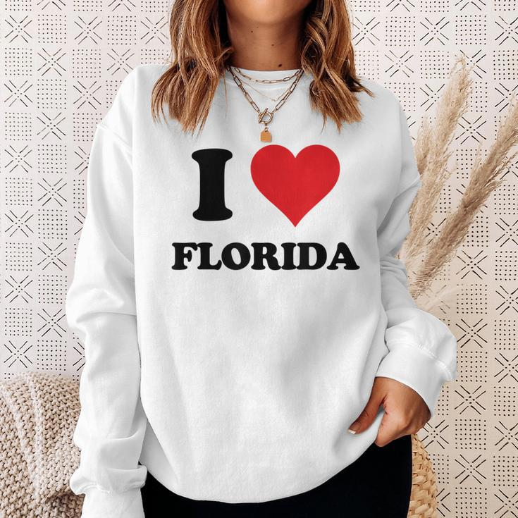 I Heart Florida First Name I Love Personalized Stuff Sweatshirt Gifts for Her