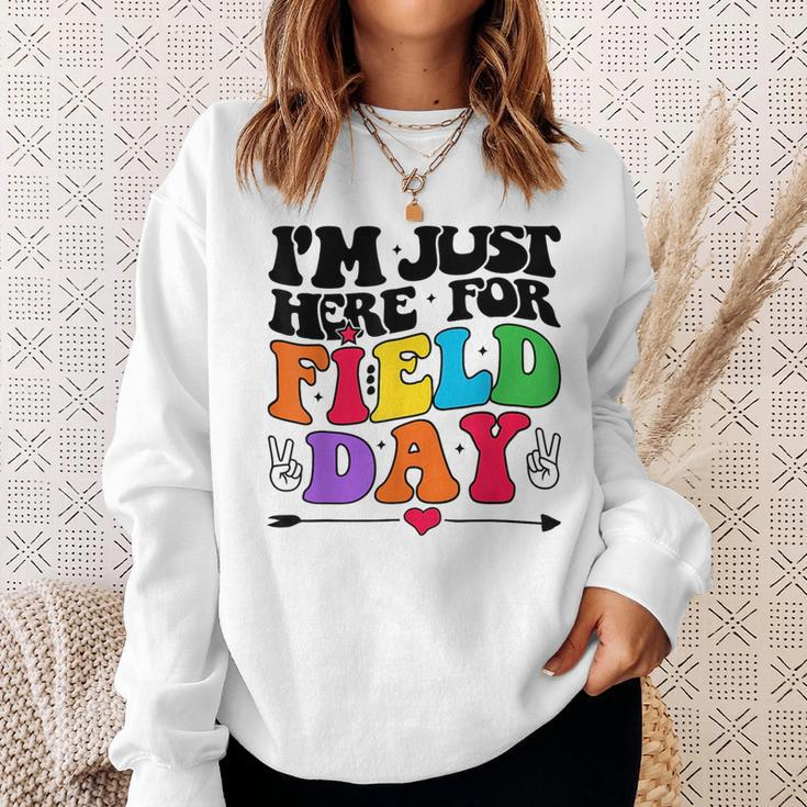 Im Just Here For Field Day Happy Last Day Of School 2023 Sweatshirt Gifts for Her