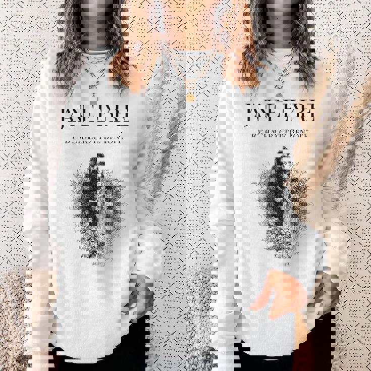 Jane Eyre Charlotte Bronte Cover Title Page Sweatshirt Gifts for Her