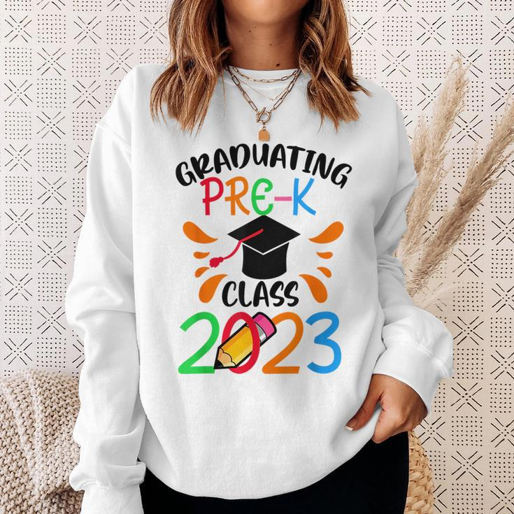 Kids Graduating Prek Class 2023 Funny Prek Graduation Grad Sweatshirt Gifts for Her