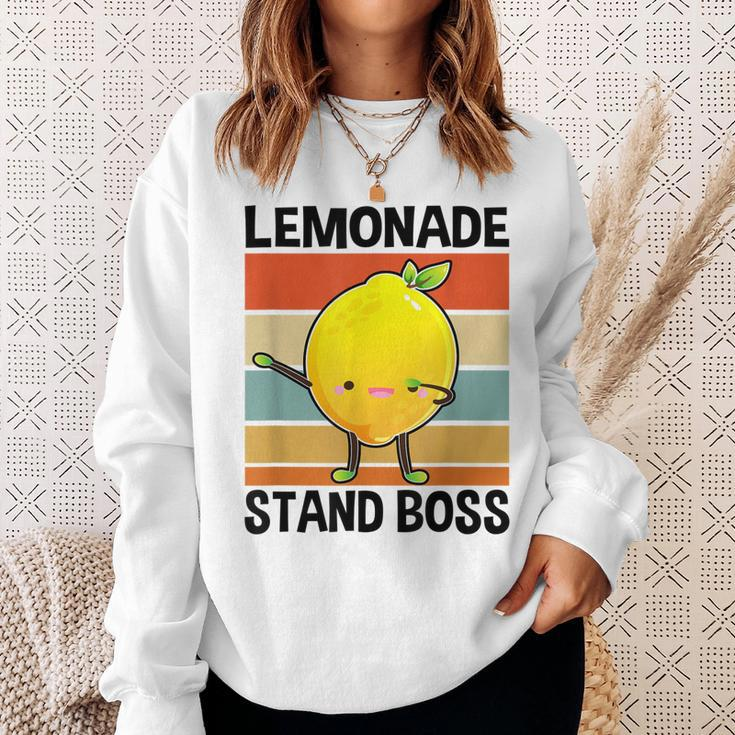 Lemonade Squad For Stand Boss Lemon Juice Summer Sweatshirt Gifts for Her