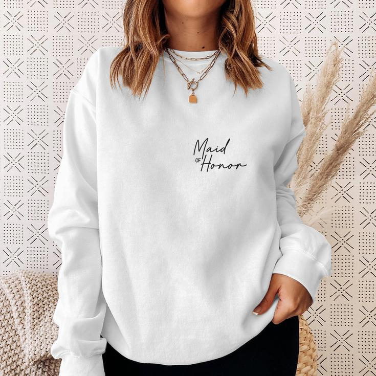 Maid Of Honor Gifts For Wedding Day Proposal Matron Of Honor Sweatshirt Gifts for Her