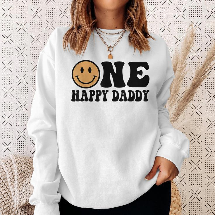 One Happy Dude 1St Birthday One Cool Daddy Family Matching Sweatshirt Gifts for Her