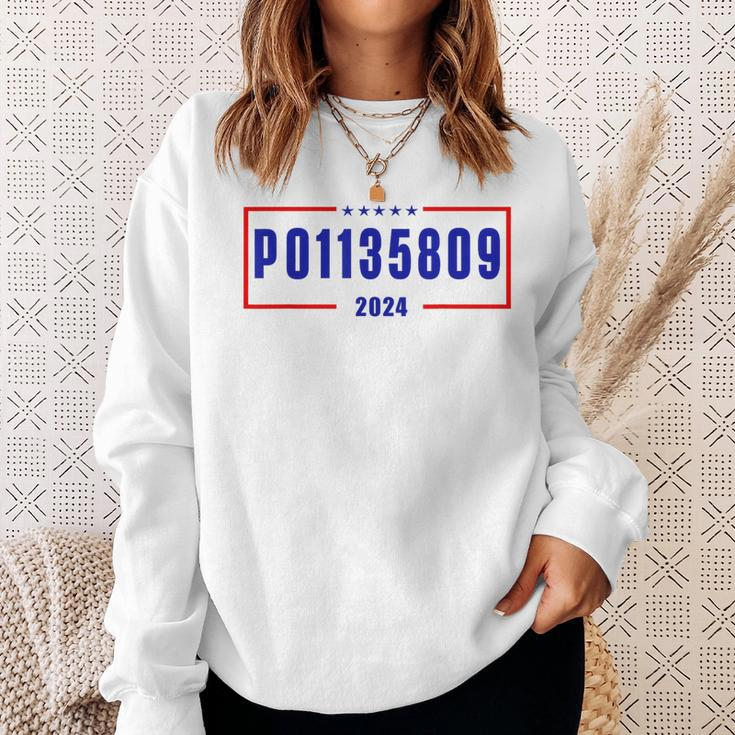 P01135809 Never Surrender Pro Trump 2024 Sweatshirt Gifts for Her