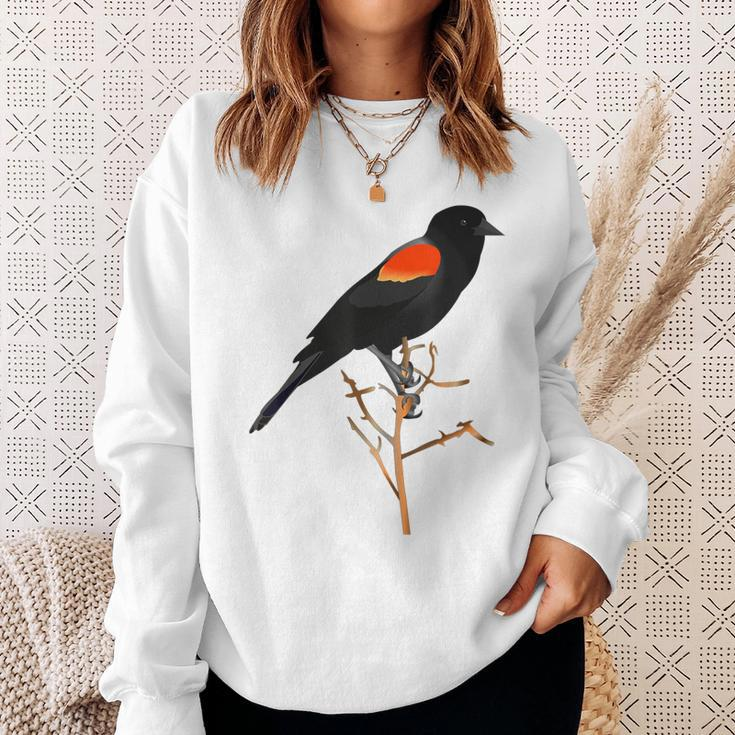 Red-Winged Blackbird For Birdwatchers Sweatshirt Gifts for Her