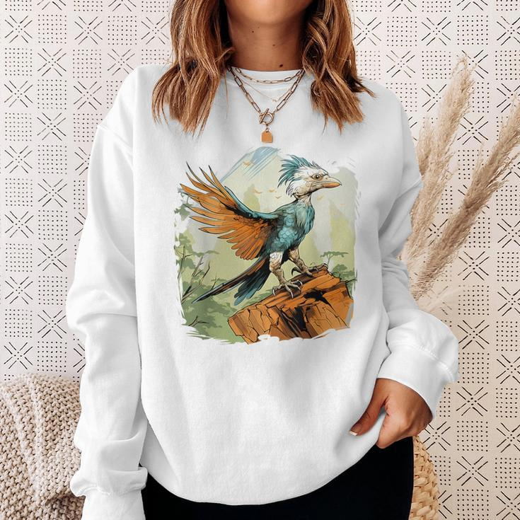 Retro Style Archaeopteryx Sweatshirt Gifts for Her