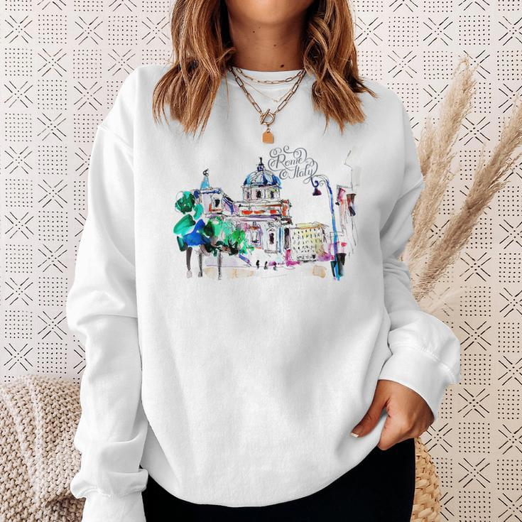 Rome Italy Souvenir Travel Gifts Italia Roma City Sweatshirt Gifts for Her