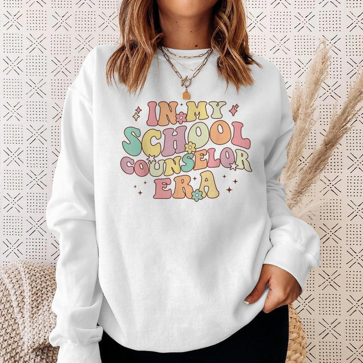 In My School Counselor Era Retro Back To School Counseling Sweatshirt Gifts for Her