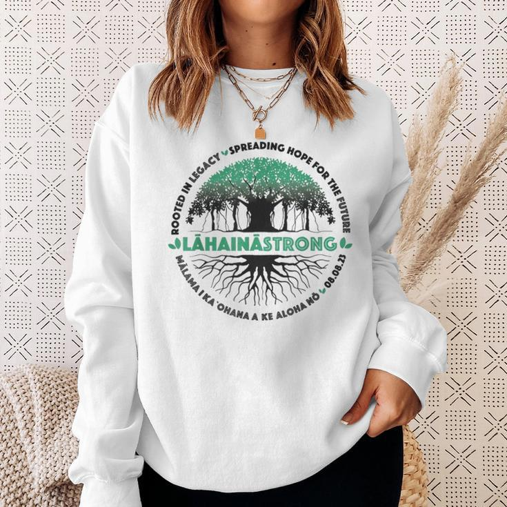 Spreading Hope For Future Strong Support Lahaina Hawaii Sweatshirt Gifts for Her