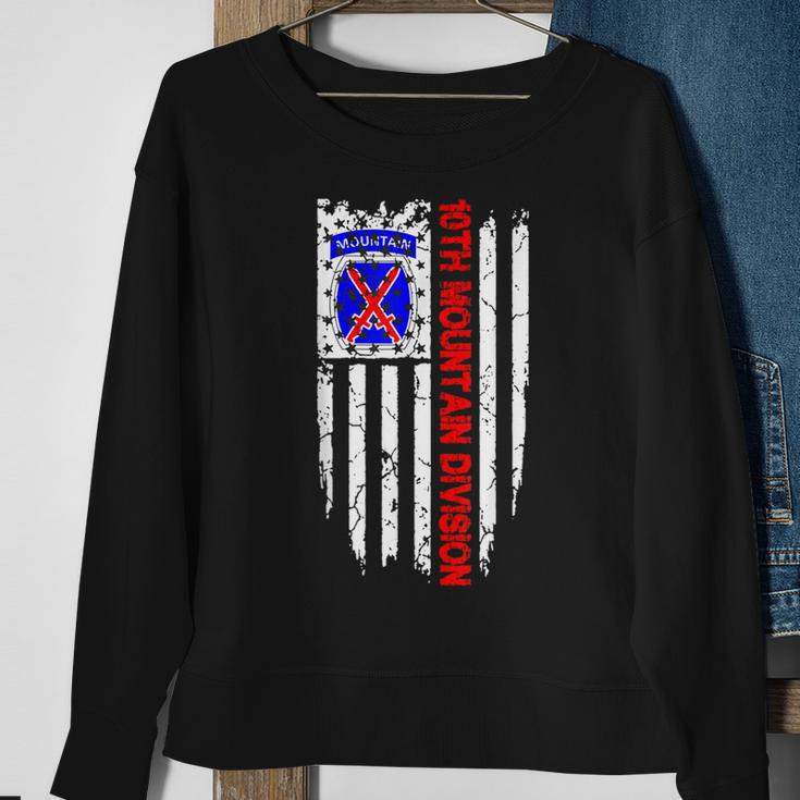 10Th Mountain Division Veteran Sweatshirt Gifts for Old Women