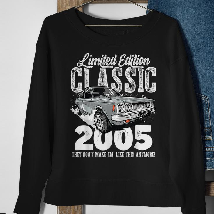 18Th Birthday Vintage Classic Car 2005 Bday 18 Year Old Sweatshirt Gifts for Old Women