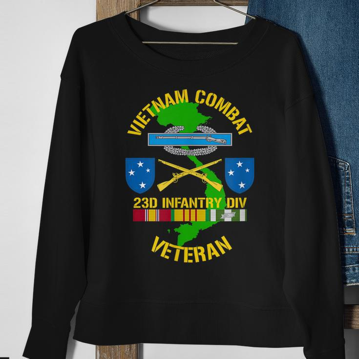 23Rd Infantry Division Vietnam Combat Veteran Sweatshirt Gifts for Old Women