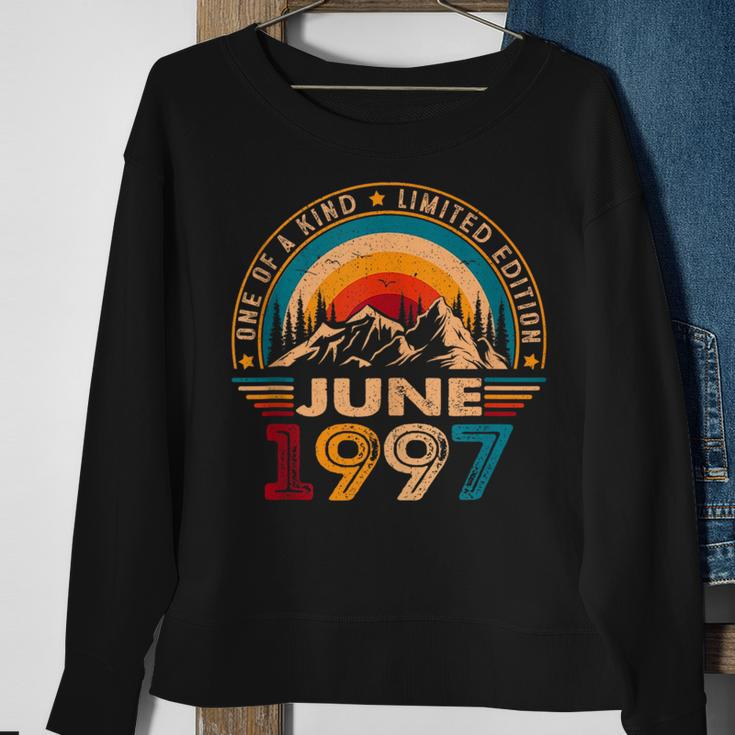 26 Year Old Decoration Awesome Since June 1997 26Th Birthday Sweatshirt Gifts for Old Women