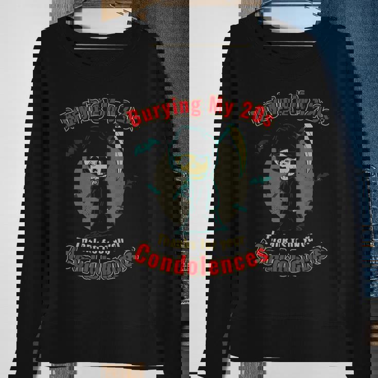 30Th Birthday 30 Years Old Gothic Horror 30Th Birthday Sweatshirt Gifts for Old Women