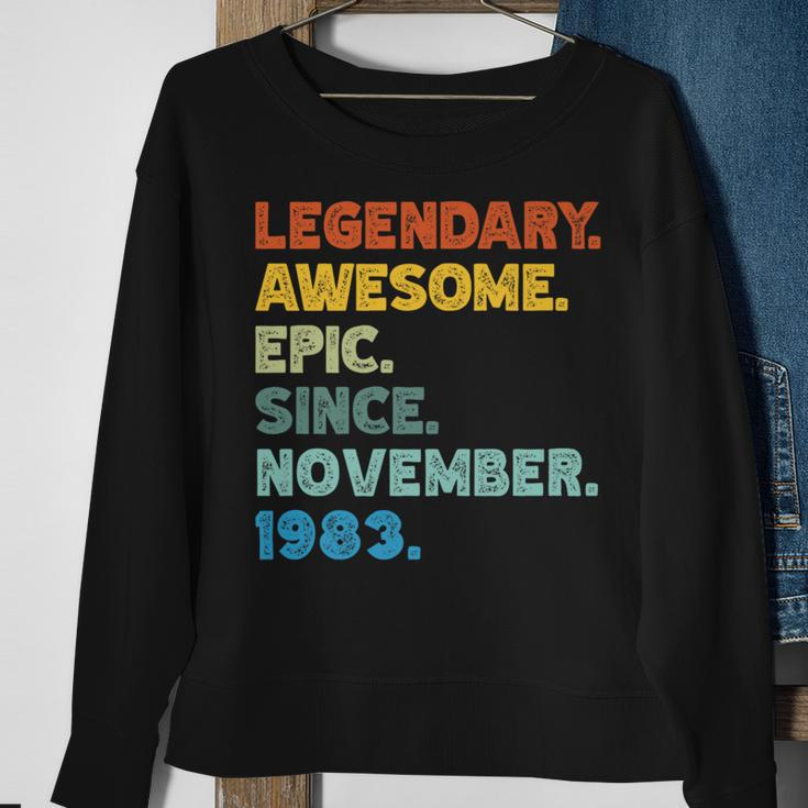 40Th Birthday Legendary Awesome Epic Since November 1983 Sweatshirt Gifts for Old Women