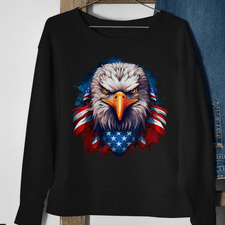 4Th July American Pride American Eagle Symbol Of Freedom Sweatshirt Gifts for Old Women