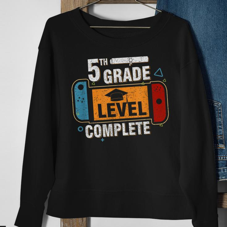 5Th Grade Class Of 2023 Gamer Level Complete Graduation Sweatshirt Gifts for Old Women