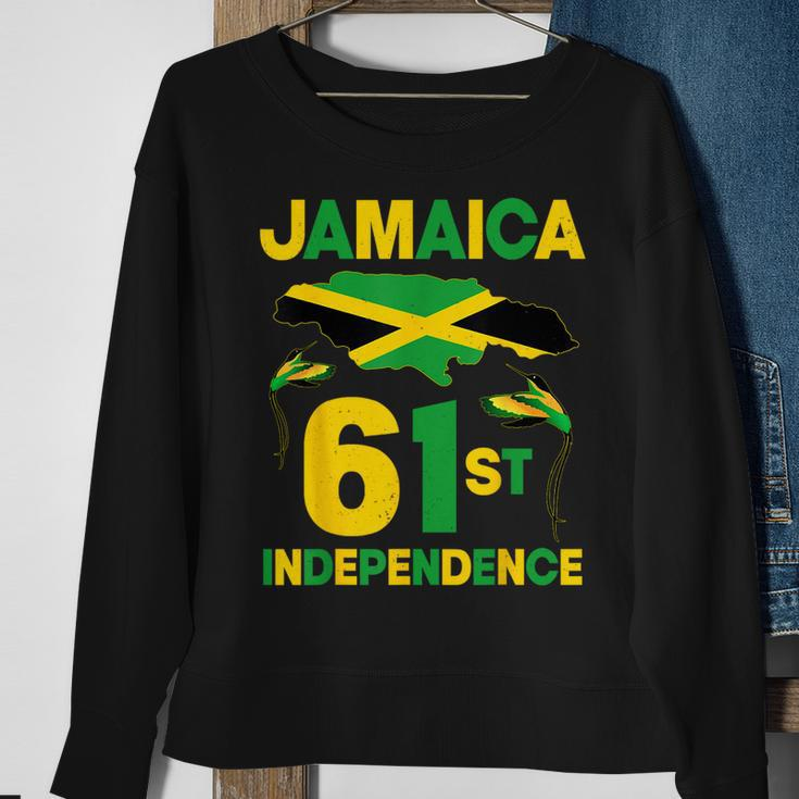 61St Jamaica Independence Day Since 1962 Doctor Bird Lover Doctor Funny Gifts Sweatshirt Gifts for Old Women