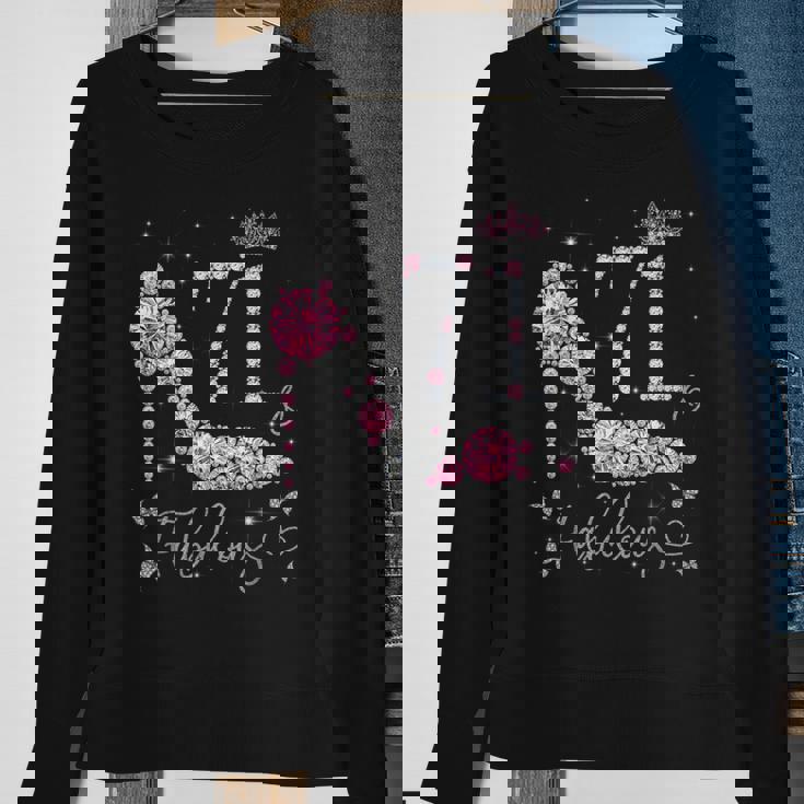 71 & Fabulous 71 Years Old And Fabulous 71St Birthday Sweatshirt Gifts for Old Women