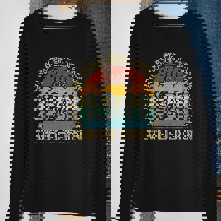 80 Year Old Vintage July 1941 Limited Edition 80Th Birthday 80Th Birthday Funny Gifts Sweatshirt Gifts for Old Women