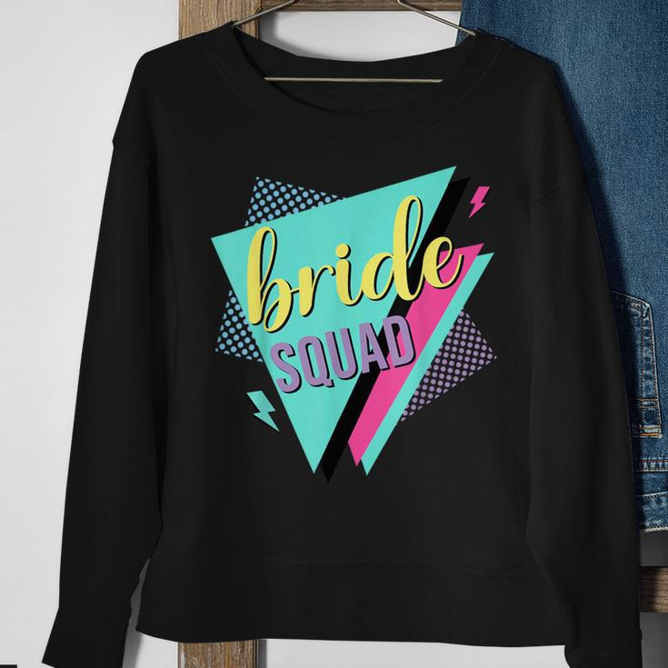 90S Bride Squad Bridesmaid Retro 90S Bachelorette Party Sweatshirt Gifts for Old Women