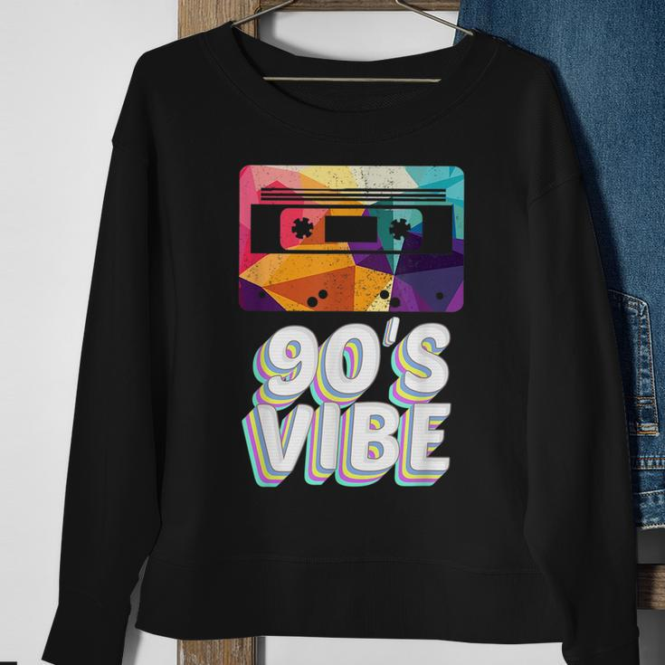 90S Vibe Vintage Retro Aesthetic Costume Party Wear Gift 90S Vintage Designs Funny Gifts Sweatshirt Gifts for Old Women