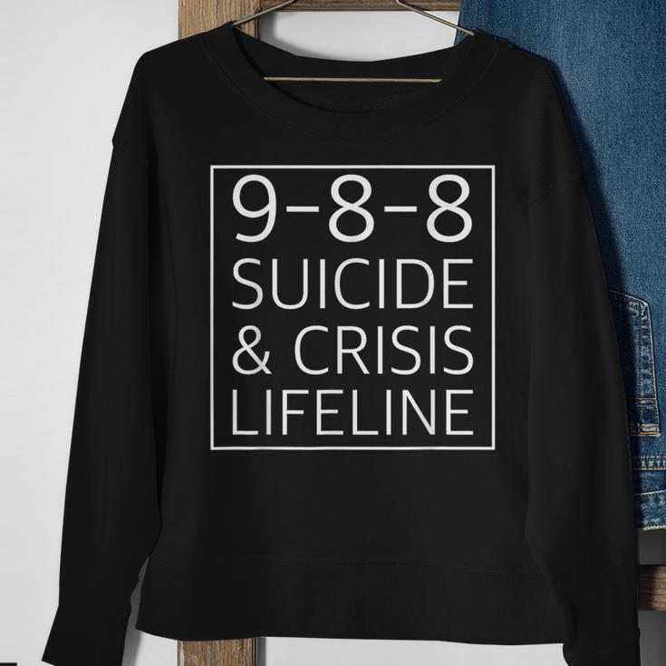 988 Suicide Prevention Awareness Crisis Lifeline 988 Sweatshirt Gifts for Old Women