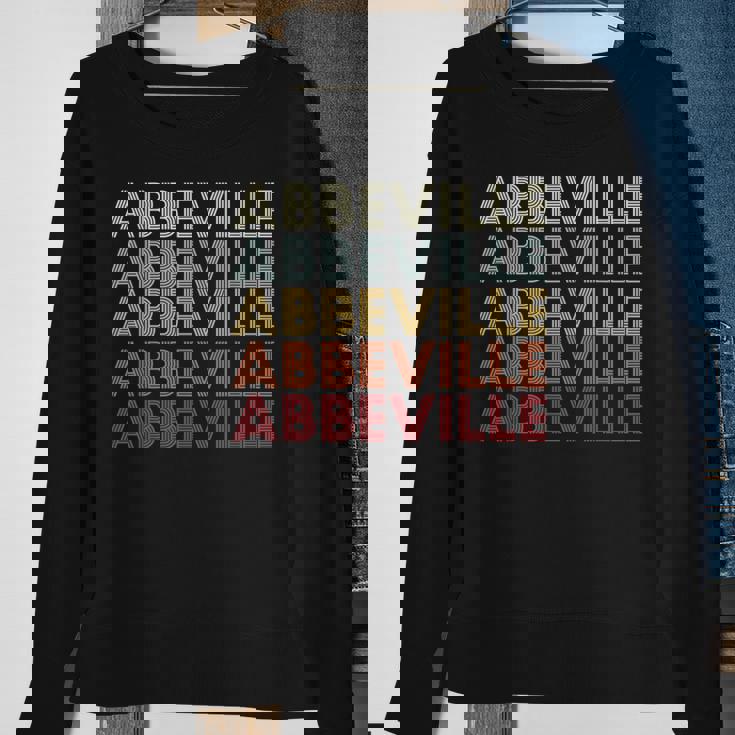 Abbeville Alabama Abbeville Al Retro Vintage Text Sweatshirt Gifts for Old Women