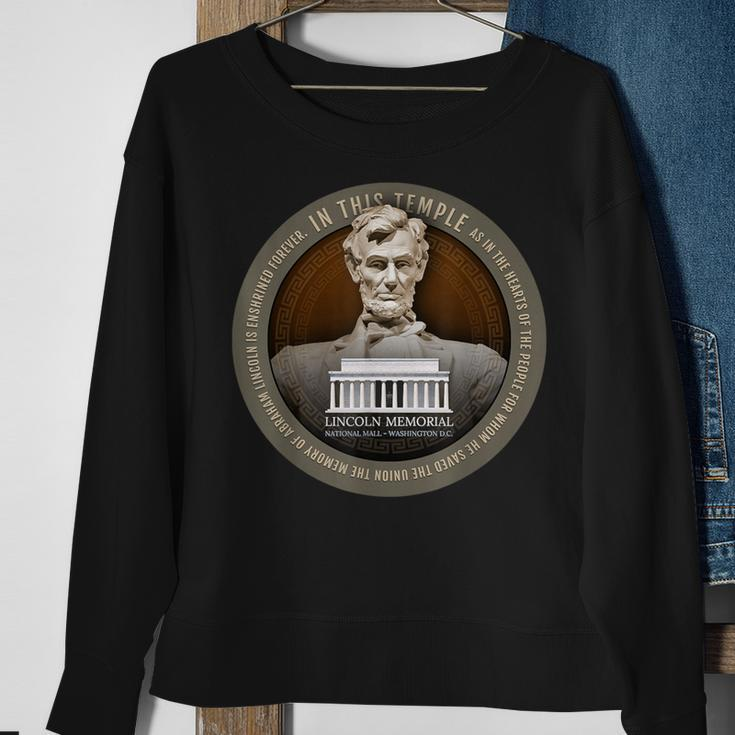 Abraham Abe Lincoln Memorial National Mall Washington DC Sweatshirt Gifts for Old Women