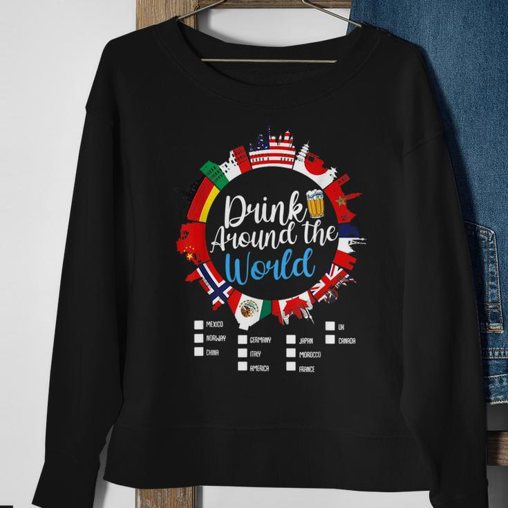 Adult Vacation Drinking Countries International National Sweatshirt Gifts for Old Women