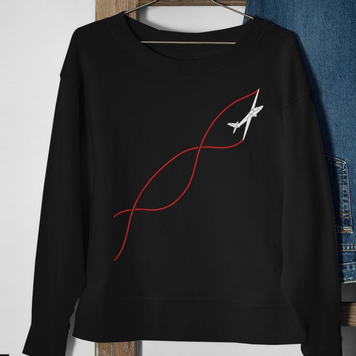 Aerobatic Glider Pilot Sweatshirt Gifts for Old Women