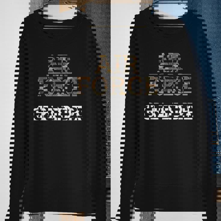 Air Force Grandpa Military Family Gift Air Force Family Sweatshirt Gifts for Old Women
