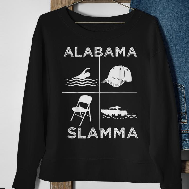 Alabama Slamma Boat Fight Montgomery Riverfront Brawl Sweatshirt Gifts for Old Women